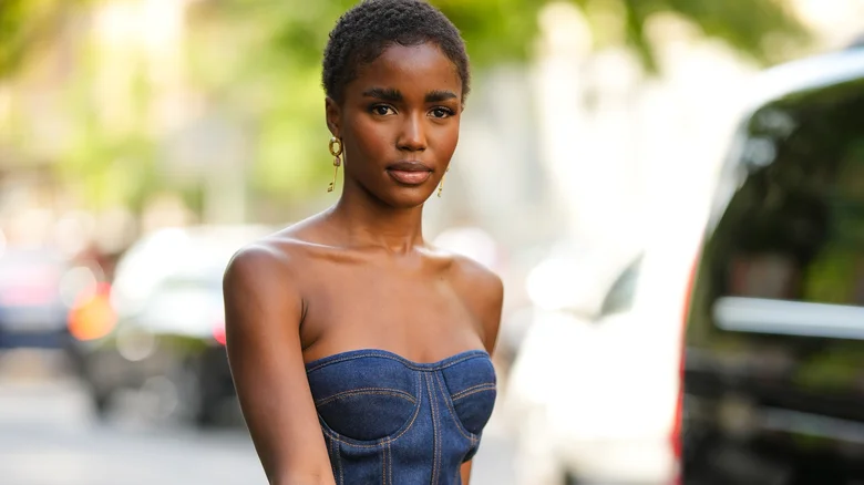 Corset Tops Worn Over Shirts for a Layered Editorial Look